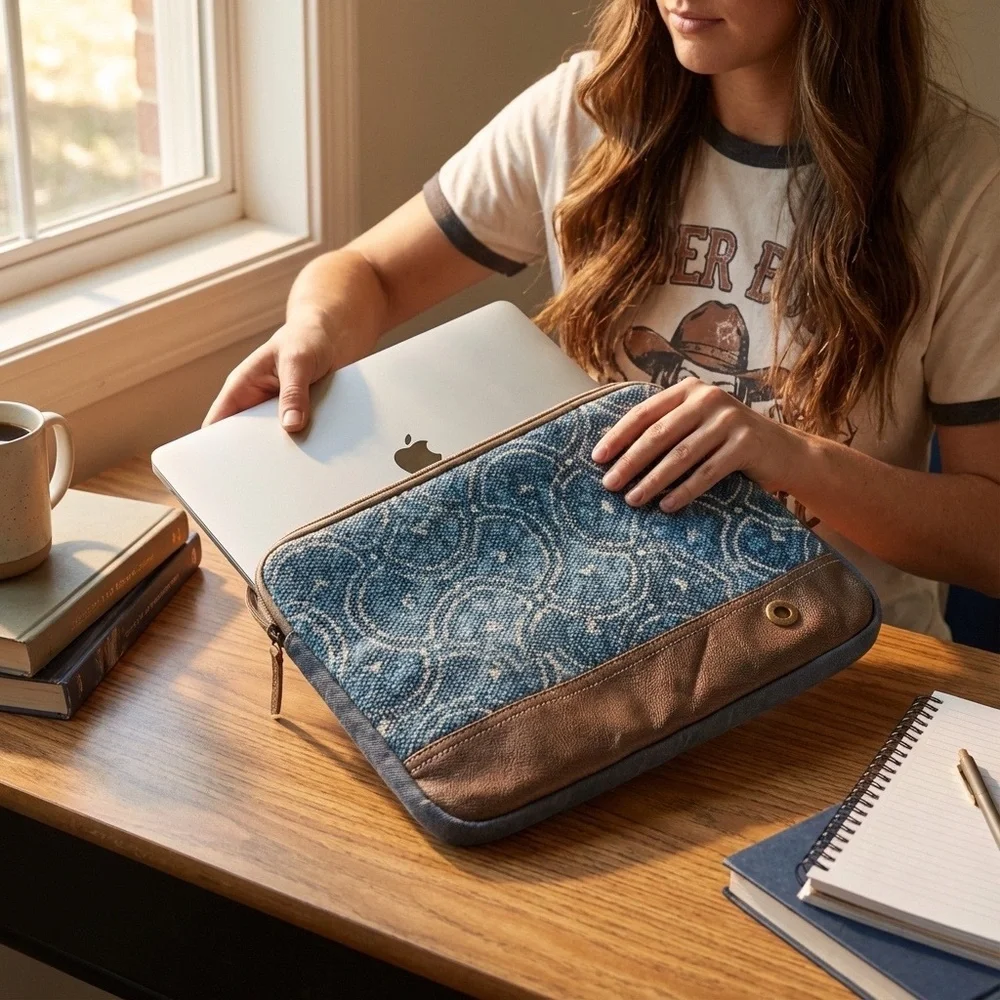 NEW CIRCLES OF ILLUSION LAPTOP SLEEVE